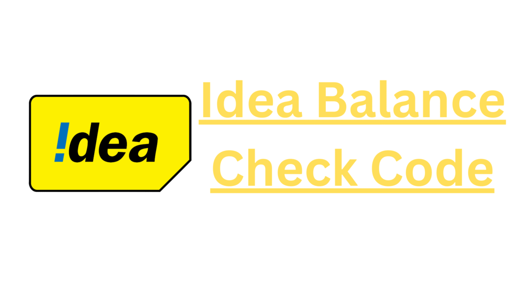 Idea Balance Check Code